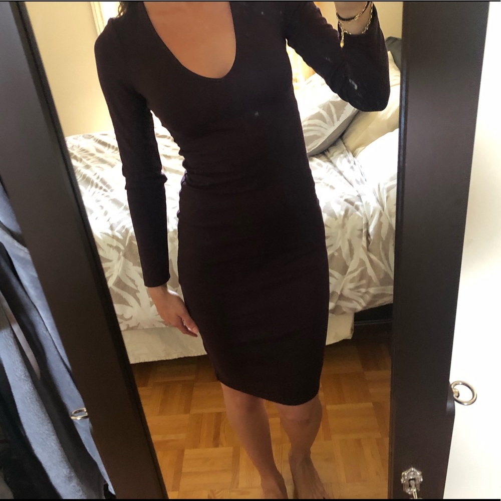 Dark Plum Dress